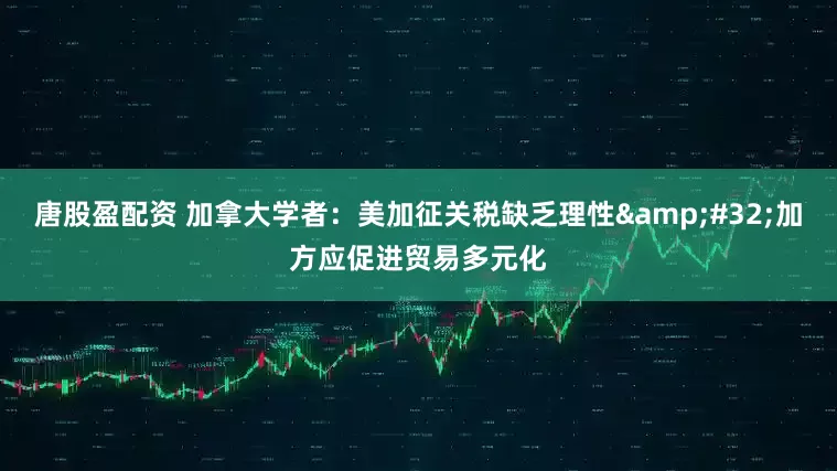 唐股盈配资 加拿大学者：美加征关税缺乏理性&#32;加方应促进贸易多元化