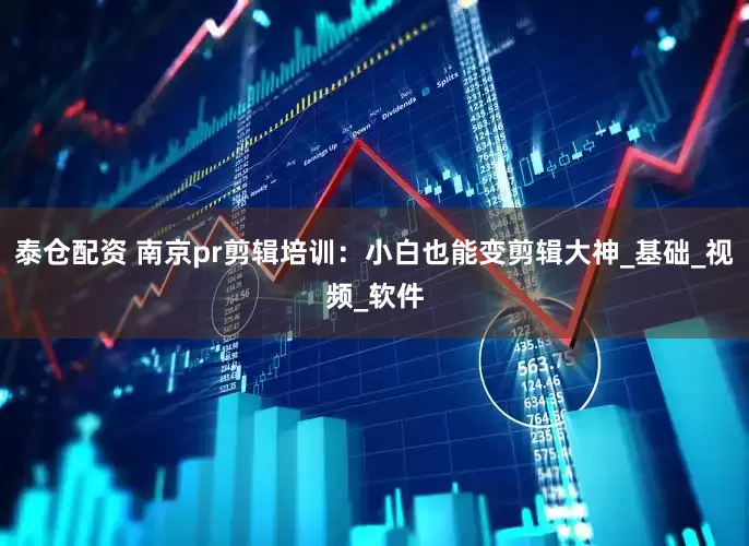 泰仓配资 南京pr剪辑培训：小白也能变剪辑大神_基础_视频_软件